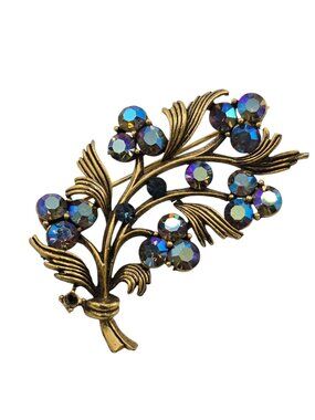 Vintage Signed Lisner AB Brooch (A9322)